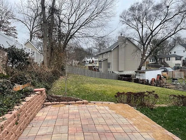 backyard- new patio