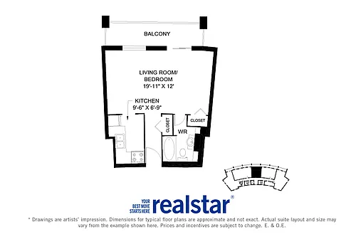 Floor plan Bachelor A