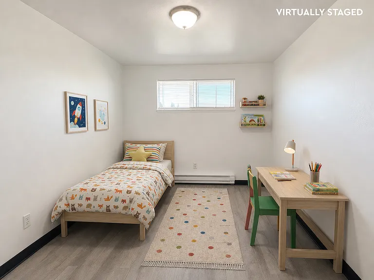 Second bedroom, slightly smaller than the first.