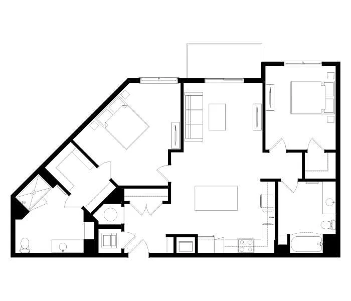 Floor plan B3