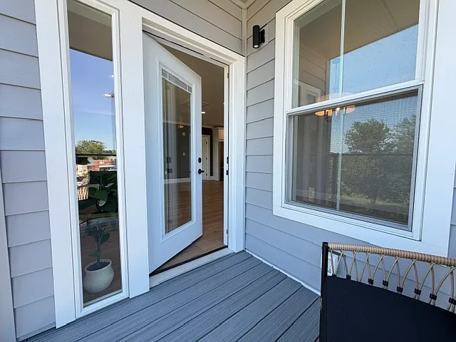Private balcony