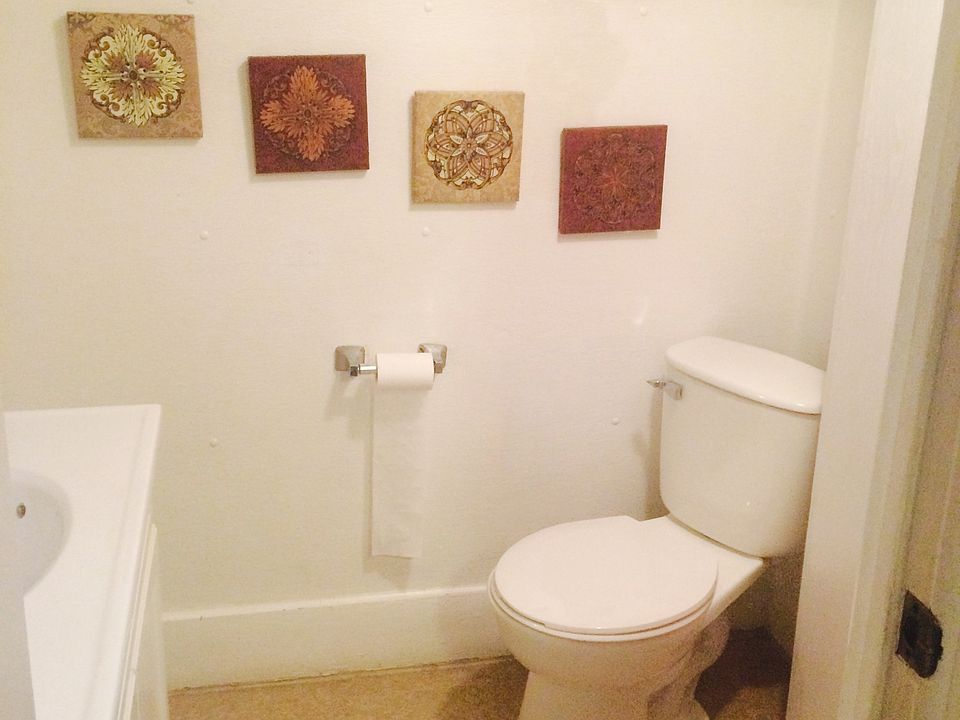 Bathroom - new flooring, shower, and vanity