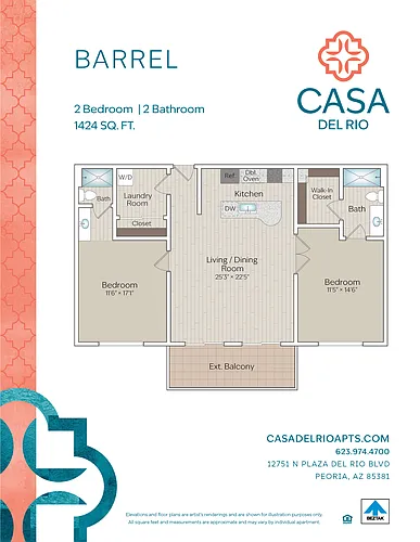 Floor plan Barrel
