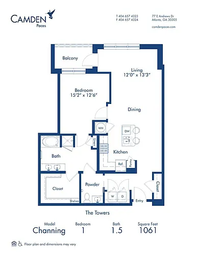 Floor plan Channing
