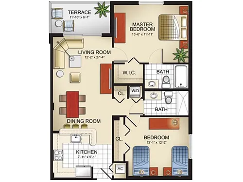 Floor plan Model i4