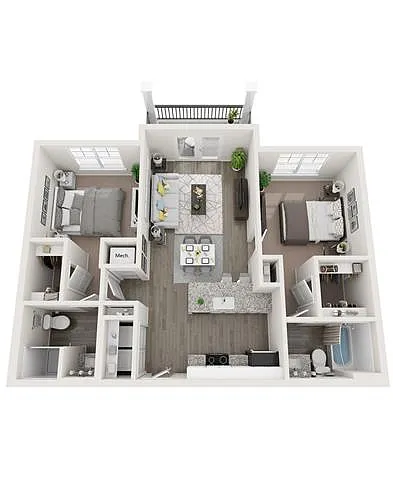Floor plan B-1