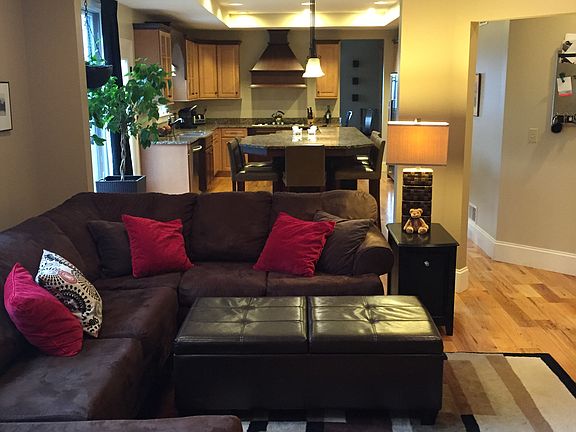 Family Room into Kitchen