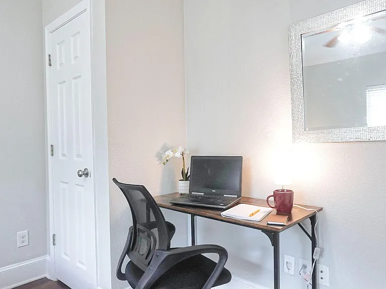 Comfortable chair and table