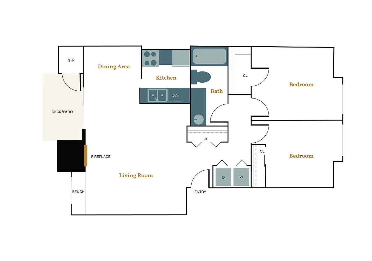 Floor plan Compass (North)
