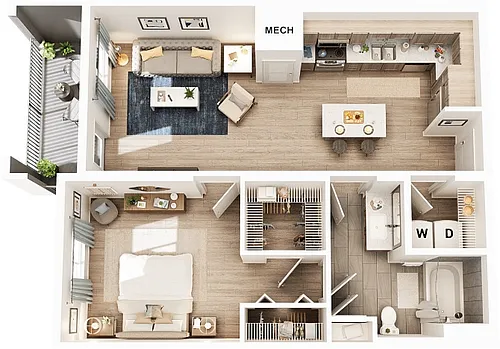 Floor plan Monroe