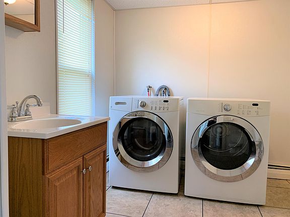 Downstairs Half Bath with Washer & Dryer