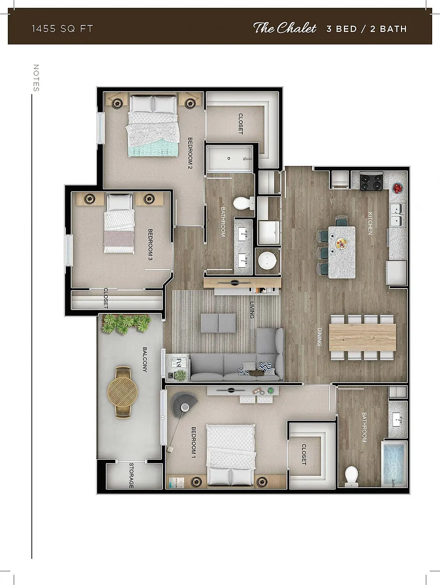 Floor plan The Chalet