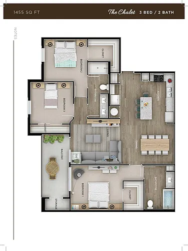 Floor plan The Chalet
