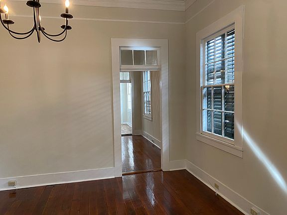 Living room doorway into bedroom