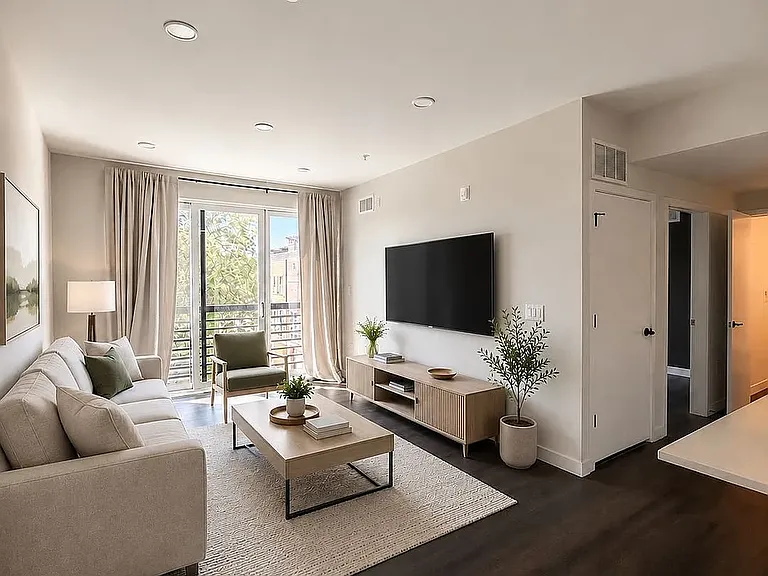 Living Room virtually staged