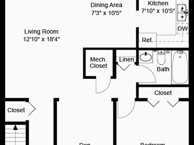 WVA - 1BR Den WVA - 1BR Den