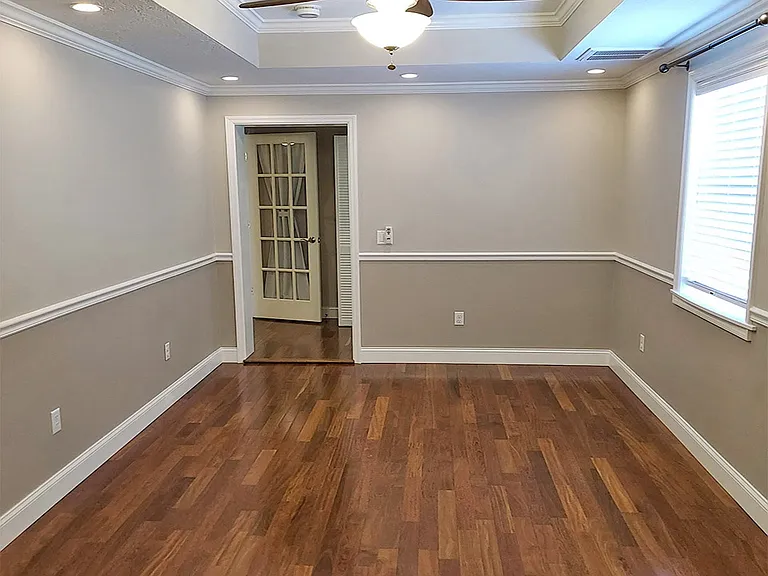 Master Bedroom looking towards entry