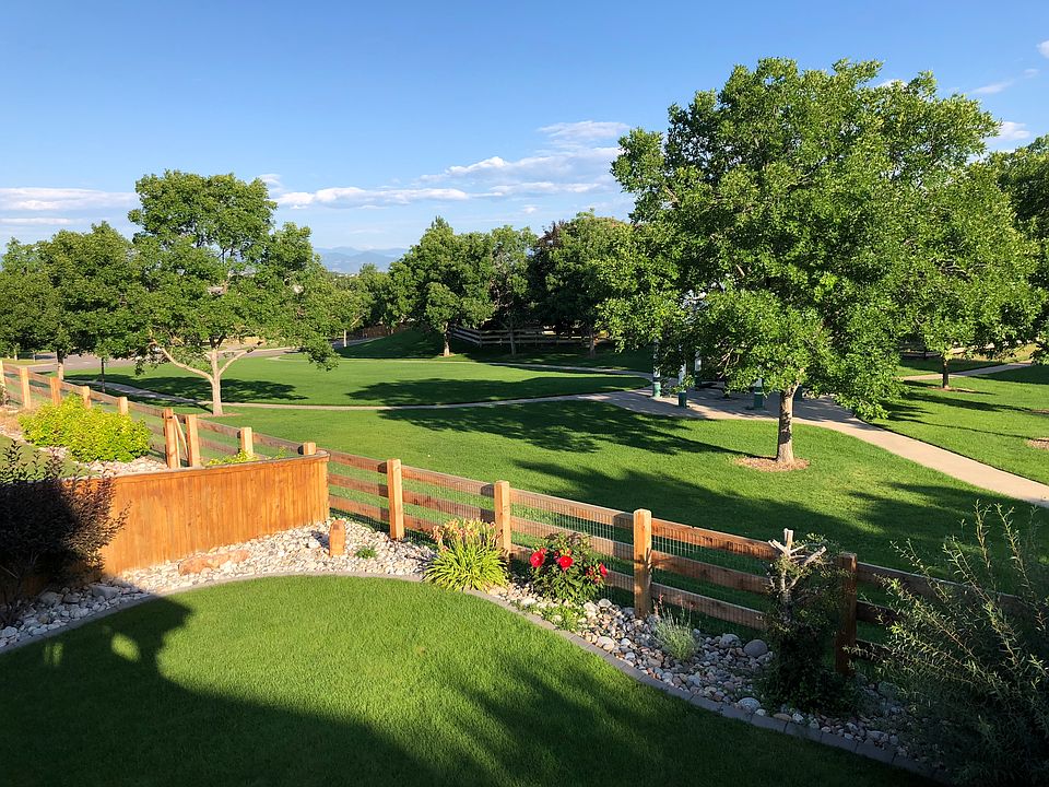Backyard view from deck