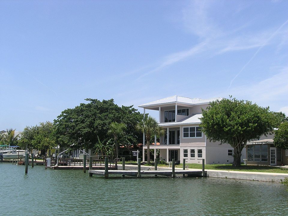 Veiw of the back from across the water