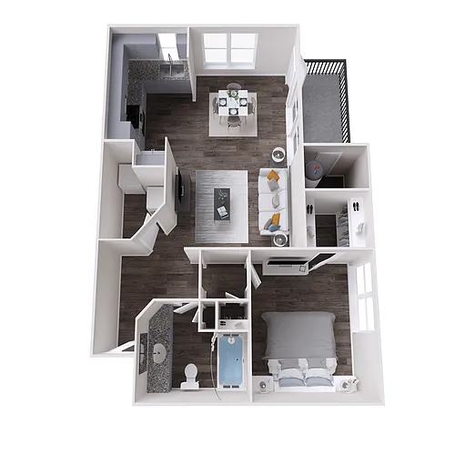Floor plan A3 Lake Renovated