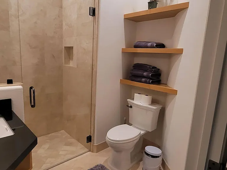 Bedroom 4, queen couch bed, ensuite with large walk-in shower