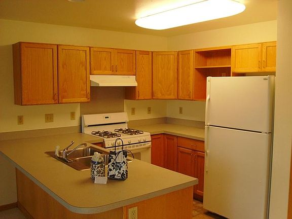 Open kitchen with lots of cabinet space