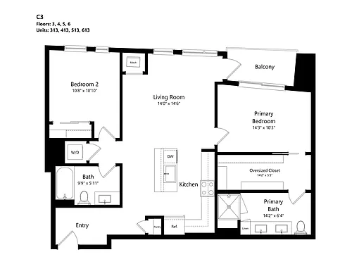 Floor plan C3