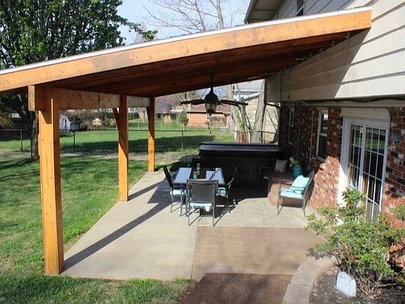 Relaxing back porch