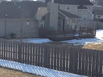 Spacious fenced in backyard