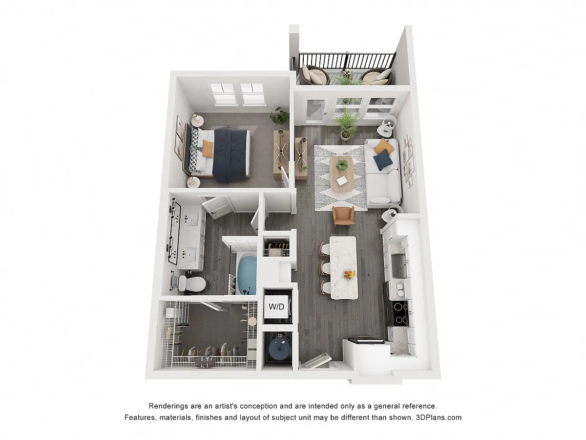 Floor plan 1B