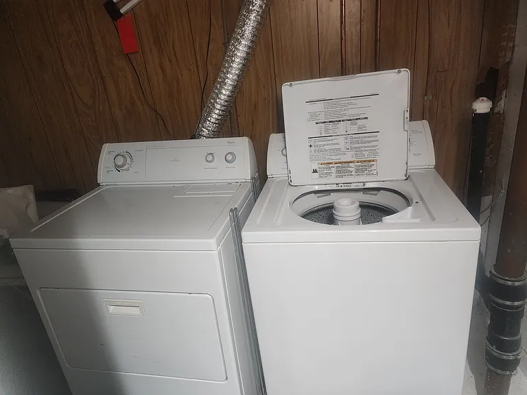 Washer and dryer