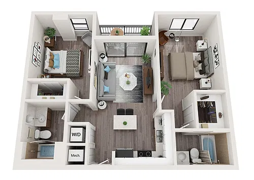 Floor plan B6