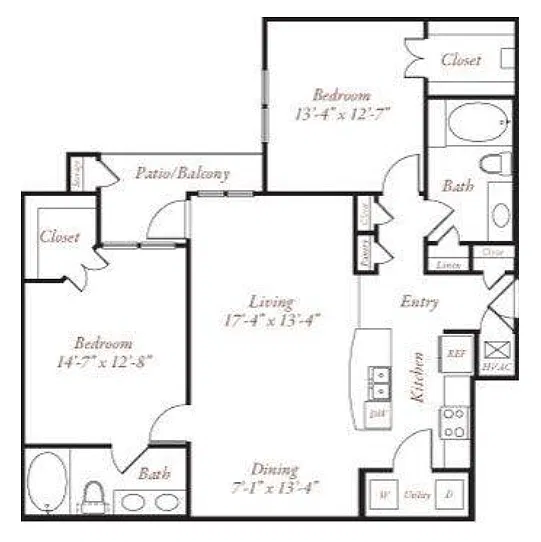 Floor plan B3