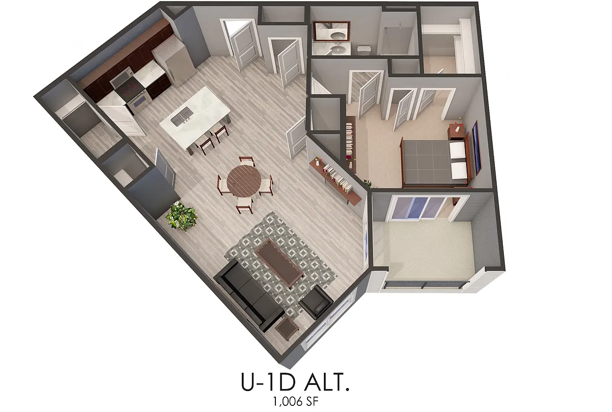 Floor plan 1D - Alt