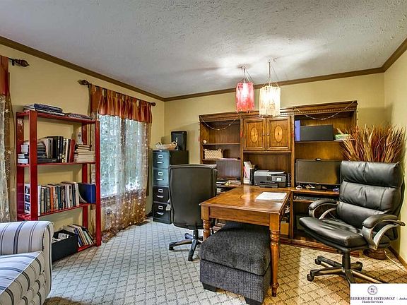 Spacious library/den.