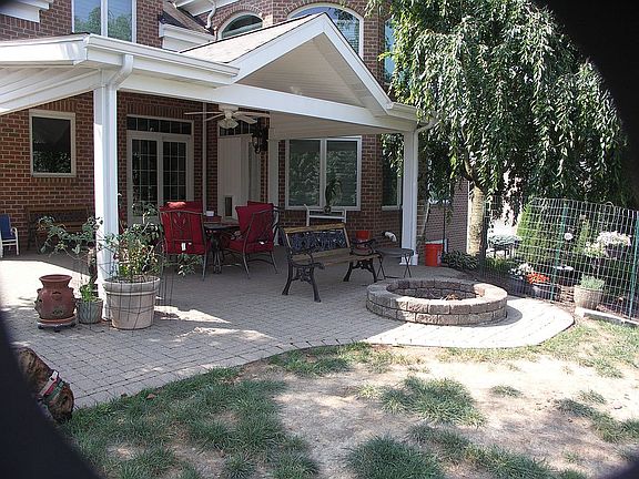 Back patio and hard cover