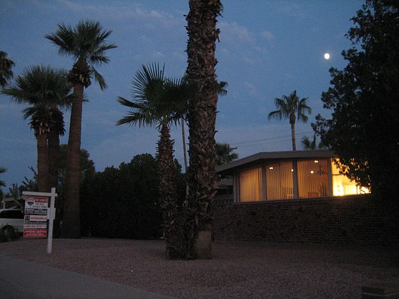 Front at dusk