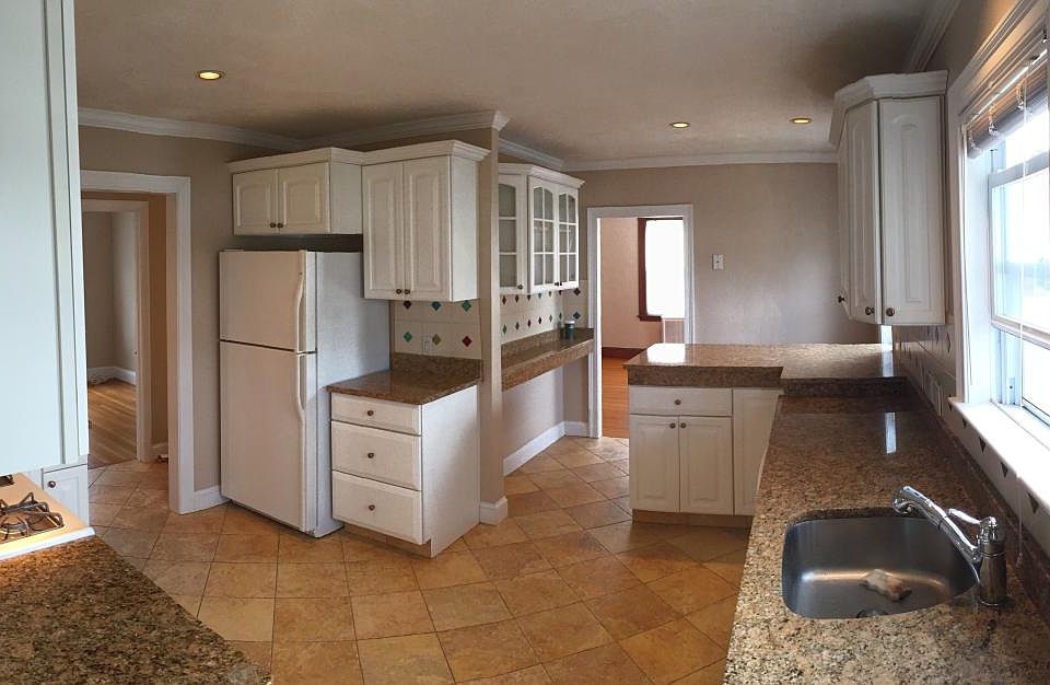 Kitchen from back hallway