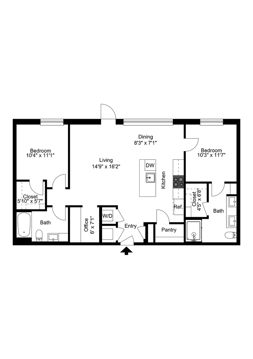 Floor plan B2