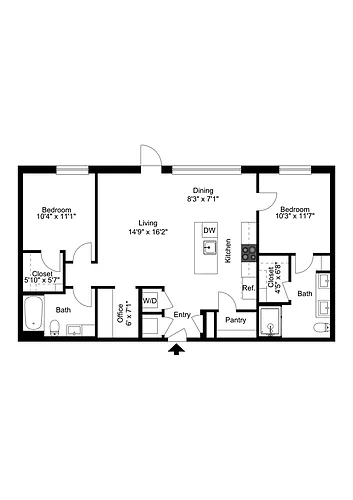 Floor plan B2