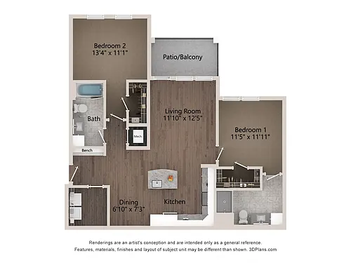 Floor plan B2A