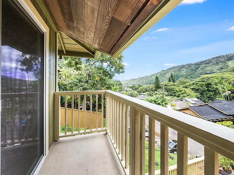 Private master bedroom balcony_perfect for morning coffee or unwinding with valley sunset views.