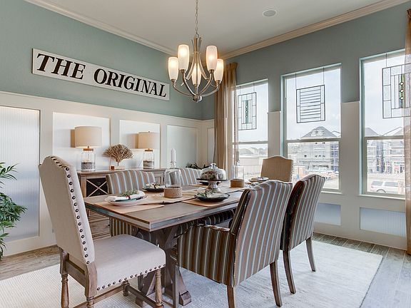 Large dining room off kitchen