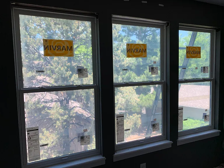 New Marvin low-e windows installed in 2020