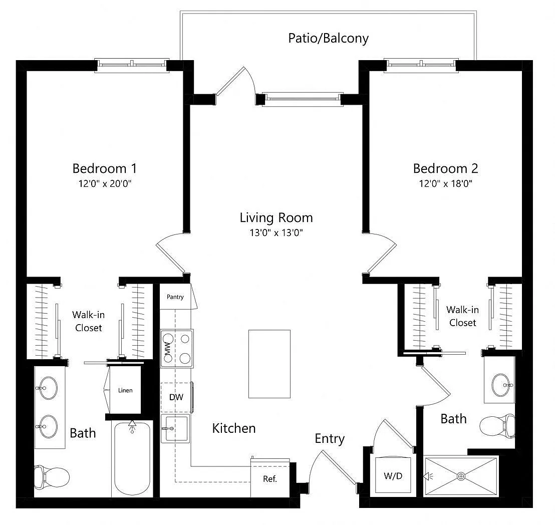 Floor plan 2G-1