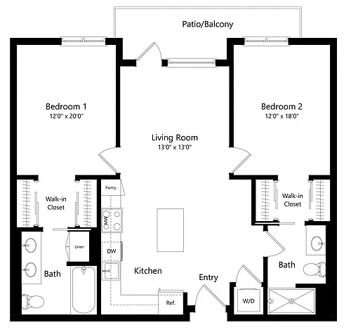 Floor plan 2G-1