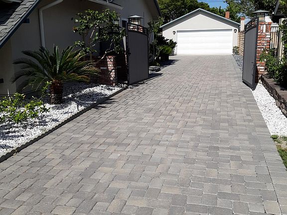 Front Driveway with Gate