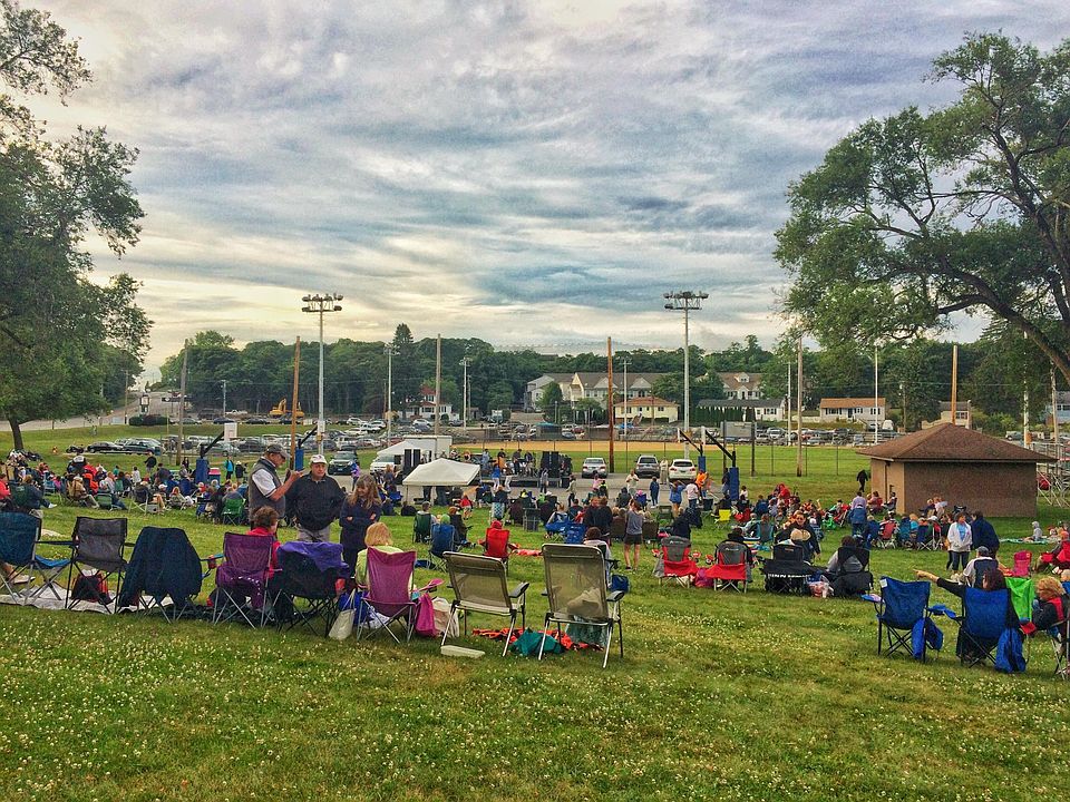 Friday night concerts one block away
