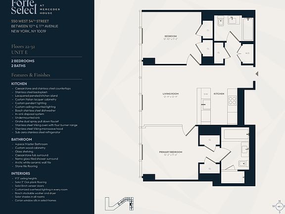 2nd image of 554 W 54th St #23E