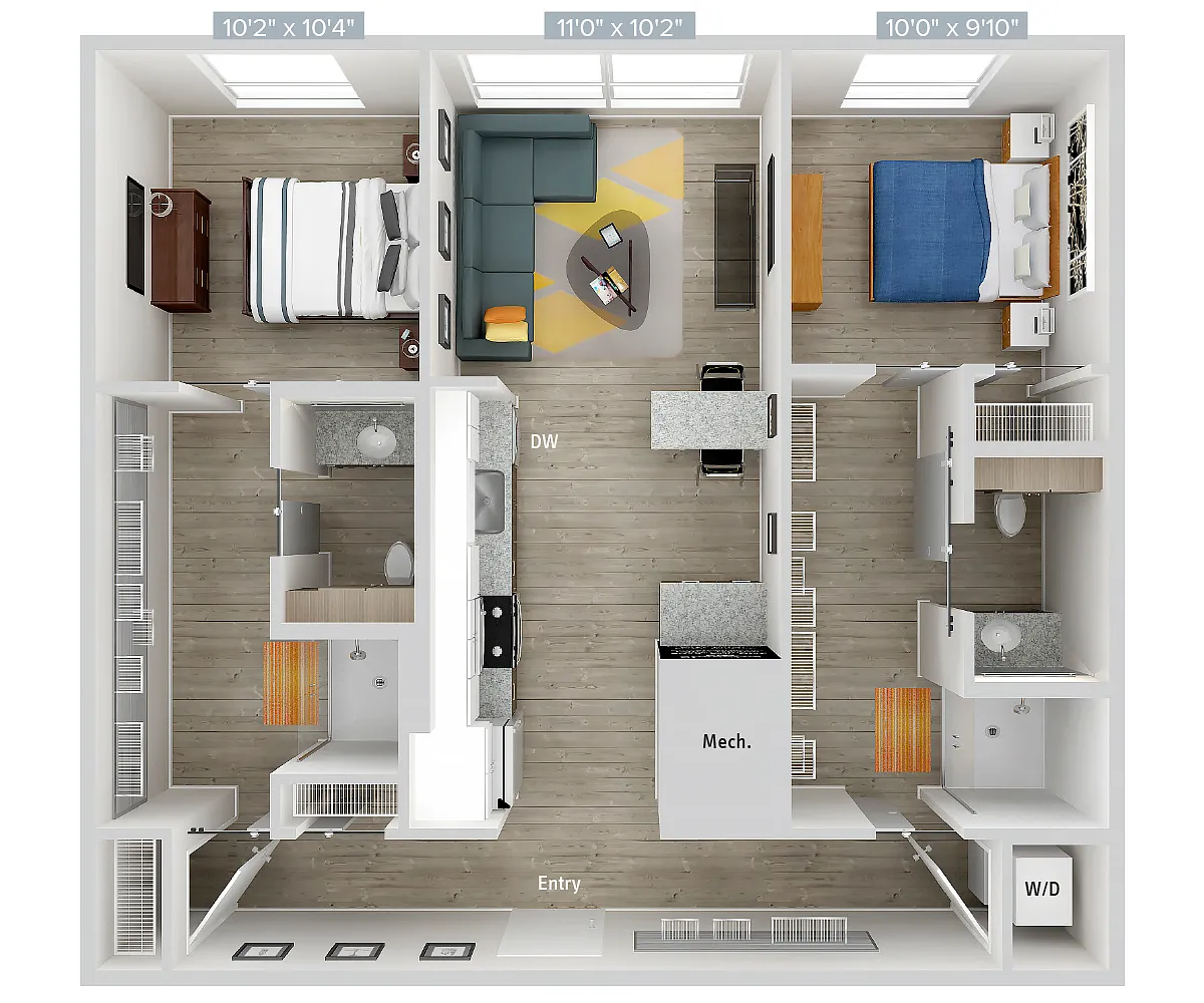 Floor plan 205